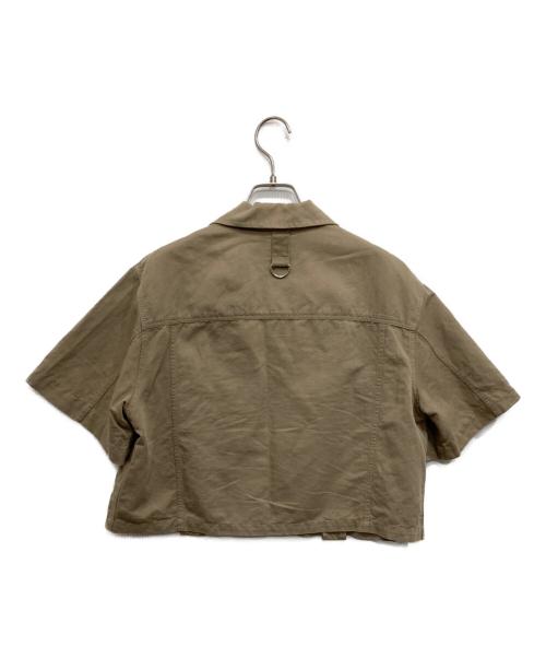 DIESEL（ディーゼル）DIESEL (ディーゼル) 半袖ミリタリーシャツ カーキ サイズ:Sの古着・服飾アイテム