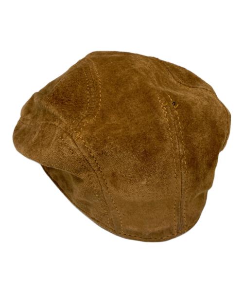 NEW YORK HAT（ニューヨークハット）NEW YORK HAT (ニューヨークハット) レザーハンチング ブラウンの古着・服飾アイテム