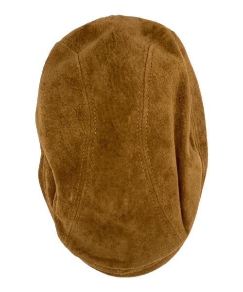 NEW YORK HAT（ニューヨークハット）NEW YORK HAT (ニューヨークハット) レザーハンチング ブラウンの古着・服飾アイテム