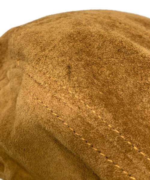 NEW YORK HAT（ニューヨークハット）NEW YORK HAT (ニューヨークハット) レザーハンチング ブラウンの古着・服飾アイテム