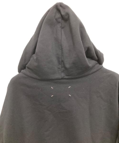 Maison Margiela（メゾンマルジェラ）Maison Margiela (メゾンマルジェラ) カレンダーグラフィック ロゴ スウェットパーカー ブラック サイズ:Lの古着・服飾アイテム
