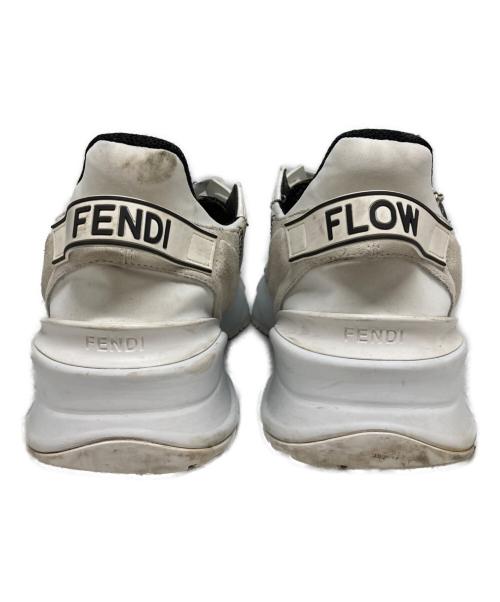 FENDI（フェンディ）FENDI (フェンディ) FLOW/ローカットスニーカー ホワイト サイズ:9の古着・服飾アイテム