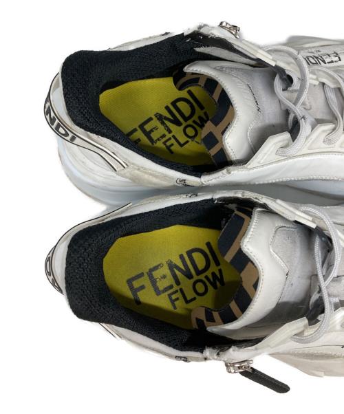 FENDI（フェンディ）FENDI (フェンディ) FLOW/ローカットスニーカー ホワイト サイズ:9の古着・服飾アイテム