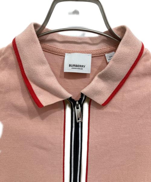 BURBERRY（バーバリー）BURBERRY (バーバリー) ポロシャツワンピース ピンク サイズ:12Y(152cm)の古着・服飾アイテム