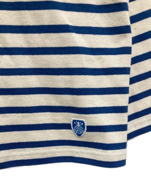 ORCIVAL（オーシバル）ORCIVAL (オーシバル) バスクシャツ ブルー サイズ:5 未使用品の古着・服飾アイテム