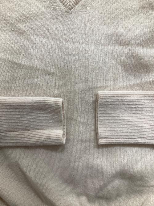 TOGA PULLA（トーガ プルラ）TOGA PULLA (トーガ プルラ) メッシュレイヤードニット ホワイト サイズ:36の古着・服飾アイテム