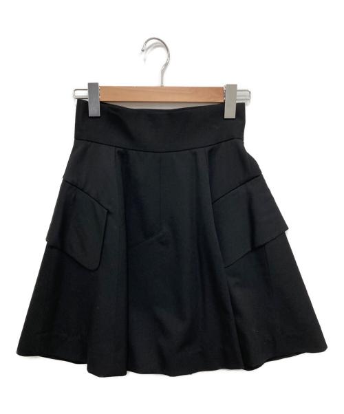 Vivienne Westwood RED LABEL（ヴィヴィアンウエストウッドレッドレーベル）Vivienne Westwood RED LABEL (ヴィヴィアンウエストウッドレッドレーベル) ウールスカート ブラック サイズ:3の古着・服飾アイテム