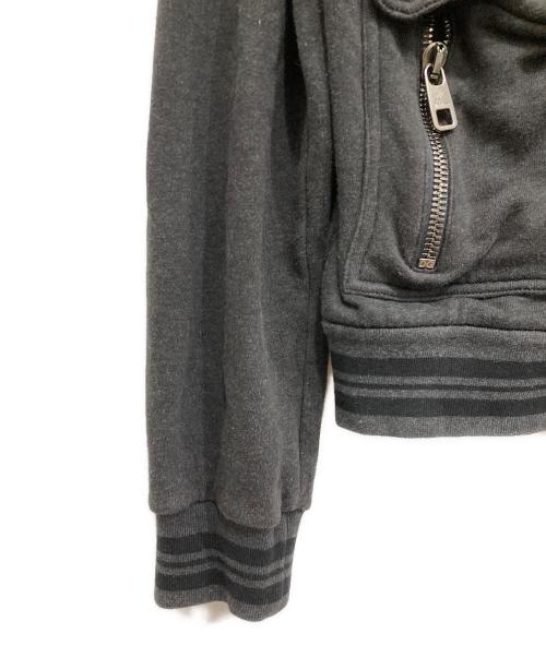 DOLCE & GABBANA（ドルチェ＆ガッバーナ）DOLCE & GABBANA (ドルチェ＆ガッバーナ) ロゴプレートジップパーカー ブラック サイズ:50の古着・服飾アイテム