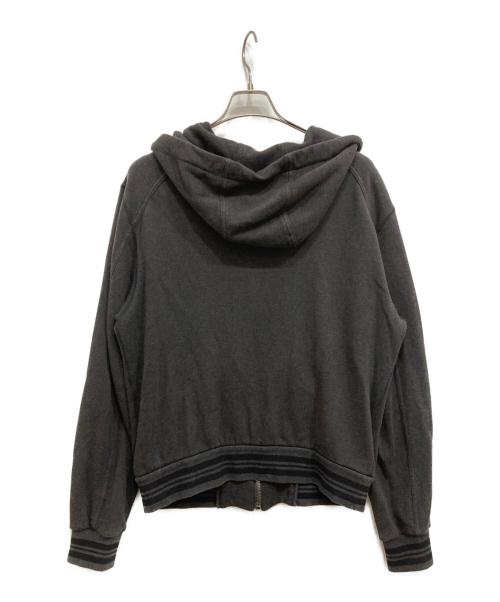 DOLCE & GABBANA（ドルチェ＆ガッバーナ）DOLCE & GABBANA (ドルチェ＆ガッバーナ) ロゴプレートジップパーカー ブラック サイズ:50の古着・服飾アイテム