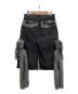 GRANCY (グランシー) FurPocket Design Half Denim Cargo Pants ブラック サイズ:L：5000円