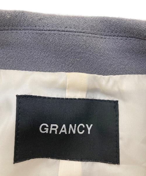 GRANCY（グランシー）GRANCY (グランシー) Reverse LayeredDesign TailoredJacket グレー サイズ:Lの古着・服飾アイテム