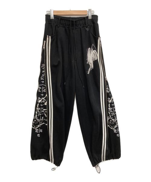 GRANCY（グランシー）GRANCY (グランシー) Zipdesign Schroedinger Track Pants ブラック サイズ:Lの古着・服飾アイテム