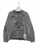 MAISON SPECIALメゾンスペシャル）の古着「Hypnose Association Prime-Over Shoulder」｜グレー