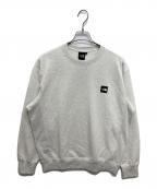 THE NORTH FACEザ ノース フェイス）の古着「ヘザーロゴクルー Heather Logo Crew」｜グレー