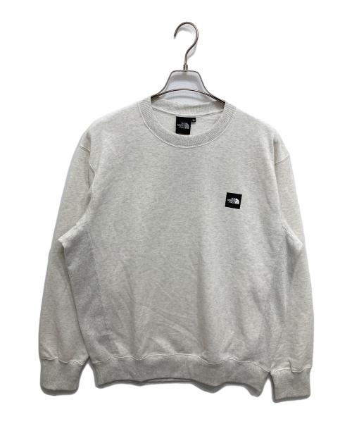 THE NORTH FACE（ザ ノース フェイス）THE NORTH FACE (ザ ノース フェイス) ヘザーロゴクルー Heather Logo Crew グレー サイズ:XL 未使用品の古着・服飾アイテム