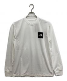 THE NORTH FACE（ザ ノース フェイス）の古着「スクエアロゴカットソー」｜ホワイト