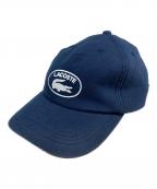 LACOSTEラコステ）の古着「オーバルロゴスウェットキャップ」｜ネイビー
