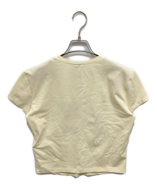 DIESEL（ディーゼル）DIESEL (ディーゼル) T-CUTIE/パッチワークプリントTシャツ イエロー サイズ:XLの古着・服飾アイテム