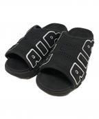 NIKEナイキ）の古着「AIR MORE UPTEMPO SLIDE」｜ブラック