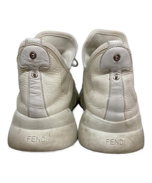 FENDI（フェンディ）FENDI (フェンディ) ハイカットスニーカー ホワイト サイズ:9の古着・服飾アイテム