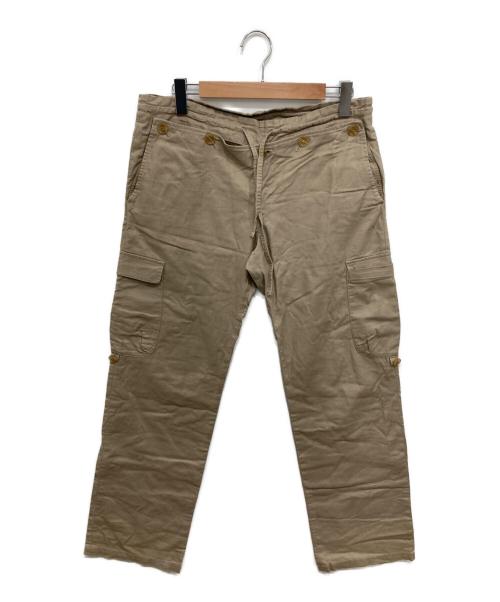 KATHARINE HAMNETT（キャサリンハムネット）KATHARINE HAMNETT (キャサリンハムネット) ミリタリーカーゴパンツ ベージュ サイズ:Mの古着・服飾アイテム