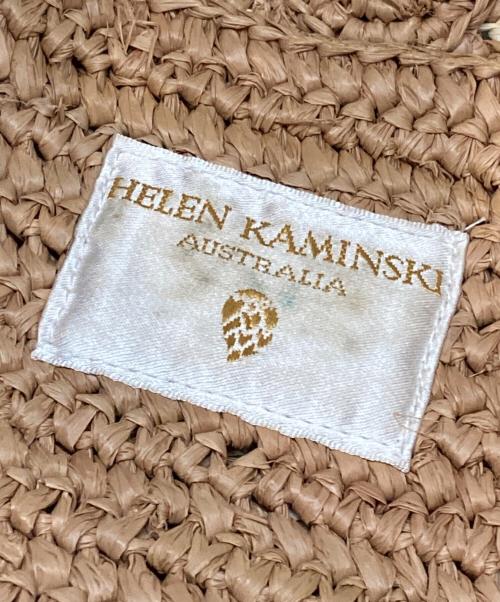 HELEN KAMINSKI（ヘレンカミンスキー）HELEN KAMINSKI (ヘレンカミンスキー) ラフィアトートバッグ ベージュの古着・服飾アイテム