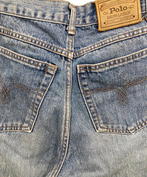 POLO RALPH LAUREN（ポロ・ラルフローレン）POLO RALPH LAUREN (ポロ・ラルフローレン) デニムパンツ スカイブルー サイズ:Sの古着・服飾アイテム