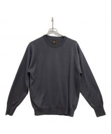 BATONER（バトナ―）の古着「CARIBBEAN SEAISLAND COTTON CREW NECK/クルーネックニット」｜グレー