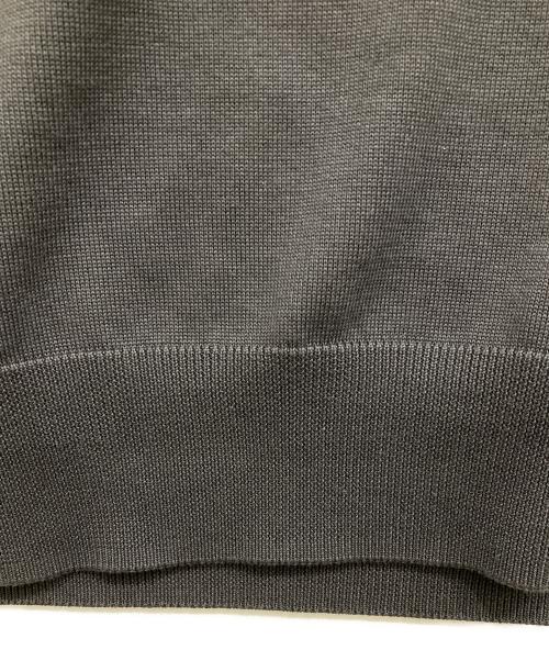BATONER（バトナ―）BATONER (バトナ―) CARIBBEAN SEAISLAND COTTON CREW NECK/クルーネックニット グレー サイズ:3の古着・服飾アイテム