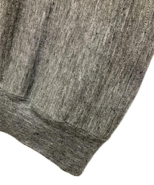 BATONER（バトナ―）BATONER (バトナ―) LINEN URAKE LONG SLEEVE/リネンニット グレー サイズ:3の古着・服飾アイテム