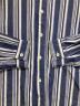 中古・古着 A vontade (アボンタージ) Gardener Apron Shirts/ストライプシャツ ブルー サイズ:M：10000円
