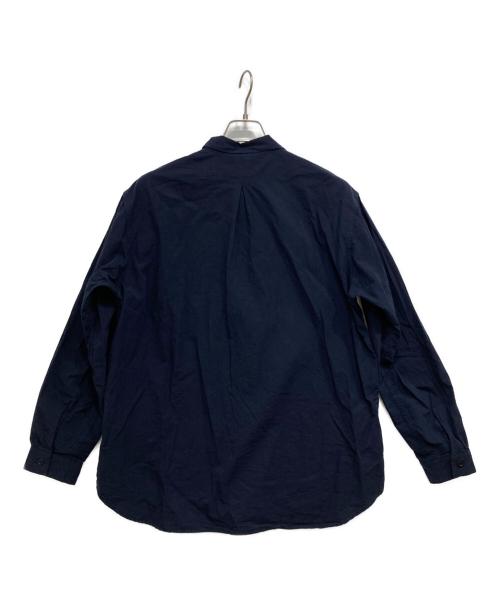 A vontade（アボンタージ）A vontade (アボンタージ) Gardener Apron Shirts/リネン混シャツ ネイビー サイズ:Mの古着・服飾アイテム