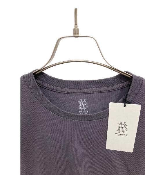 BATONER（バトナ―）BATONER (バトナ―) MERIYASU T-SHIRT グレー サイズ:3 未使用品の古着・服飾アイテム