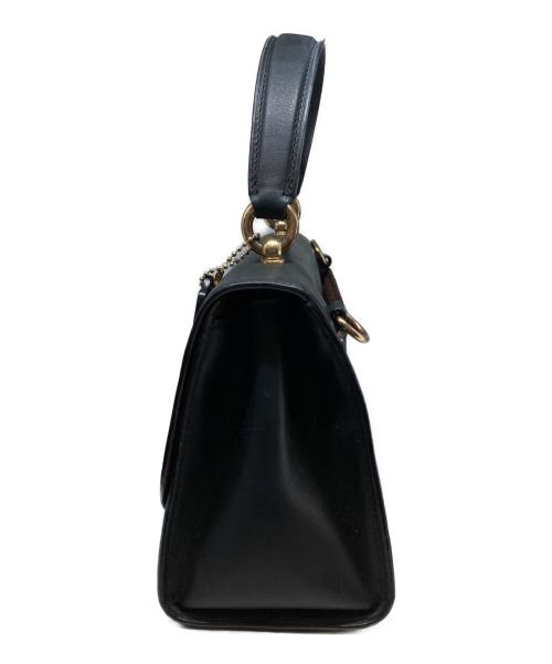 COACH（コーチ）COACH (コーチ) ティリーハンドルトップサッチェル/2WAYシグネチャーショルダーバッグ ブラウンの古着・服飾アイテム