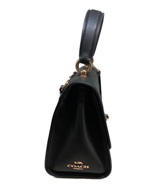 COACH（コーチ）COACH (コーチ) ティリーハンドルトップサッチェル/2WAYシグネチャーショルダーバッグ ブラウンの古着・服飾アイテム