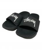 NIKE×stussyナイキ×ステューシー）の古着「Benassi Slide "Off Noir"」｜ブラック