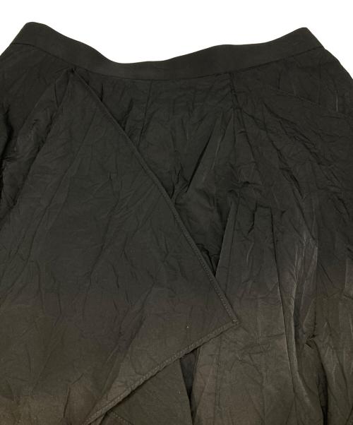 ENFOLD（エンフォルド）ENFOLD (エンフォルド) CURVE PARTS SKIRT ブラック サイズ:38の古着・服飾アイテム
