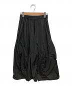 ENFOLDエンフォルド）の古着「SQUARE SKIRT」｜ブラック