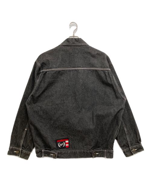 PHAT FARM（ファットファーム）PHAT FARM (ファットファーム) オーバーサイズデニムジャケット ブラック サイズ:不明の古着・服飾アイテム