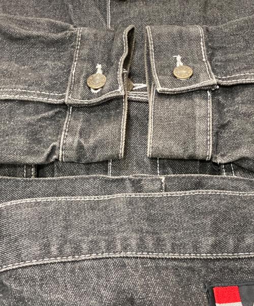 PHAT FARM（ファットファーム）PHAT FARM (ファットファーム) オーバーサイズデニムジャケット ブラック サイズ:不明の古着・服飾アイテム