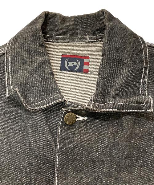 PHAT FARM（ファットファーム）PHAT FARM (ファットファーム) オーバーサイズデニムジャケット ブラック サイズ:不明の古着・服飾アイテム