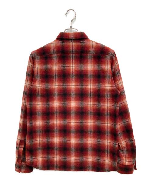 RATS（ラッツ）RATS (ラッツ) ウールオンブレチェックネルシャツ レッド サイズ:Ｓの古着・服飾アイテム