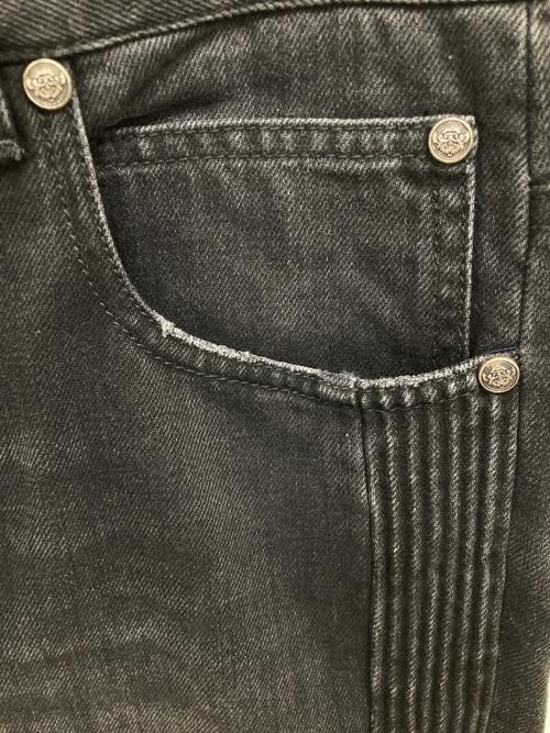 BALMAIN（バルマン）BALMAIN (バルマン) バイカーデニム ブラック サイズ:34の古着・服飾アイテム