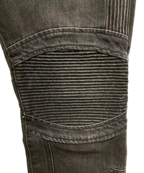BALMAIN（バルマン）BALMAIN (バルマン) バイカーデニム ブラック サイズ:34の古着・服飾アイテム