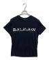 BALMAIN（バルマン）の古着「プリントTシャツ」｜ネイビー