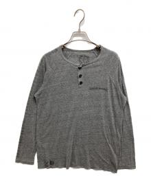 CHROME HEARTS（クロムハーツ）の古着「ヘンリーネックラグランカットソー」｜グレー