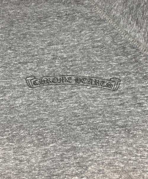 CHROME HEARTS（クロムハーツ）CHROME HEARTS (クロムハーツ) ヘンリーネックラグランカットソー グレー サイズ:Mの古着・服飾アイテム