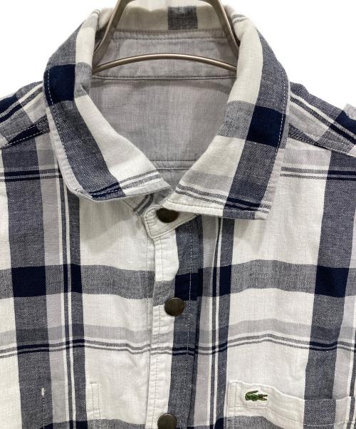 LACOSTE（ラコステ）LACOSTE (ラコステ) リバーシブルシャツ ホワイト サイズ:41の古着・服飾アイテム