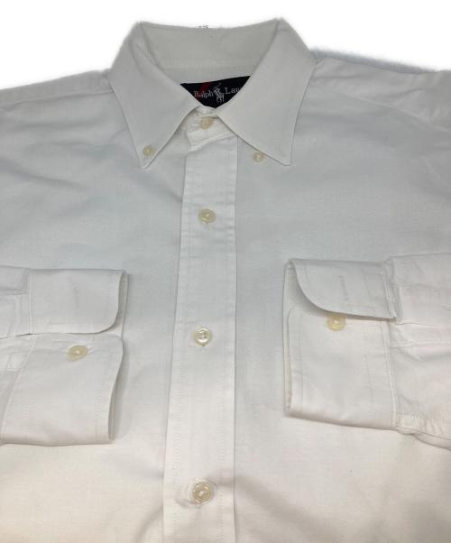 RALPH LAUREN（ラルフローレン）RALPH LAUREN (ラルフローレン) ボタンダウンシャツ ホワイト サイズ:20の古着・服飾アイテム