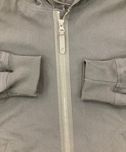 βMEN（ベータメン）βMEN (ベータメン) メリルハイテンション フーディーMA-1ブルゾン ブラック サイズ:Mの古着・服飾アイテム